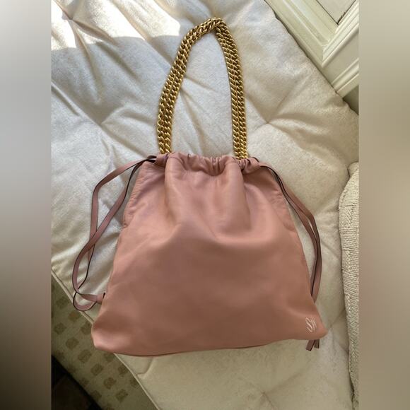 Stuart Weitzman Leather Chain Bag - Picture 3 of 9